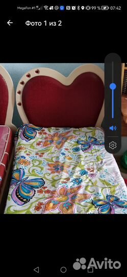 Кровать для девочки, - подростка