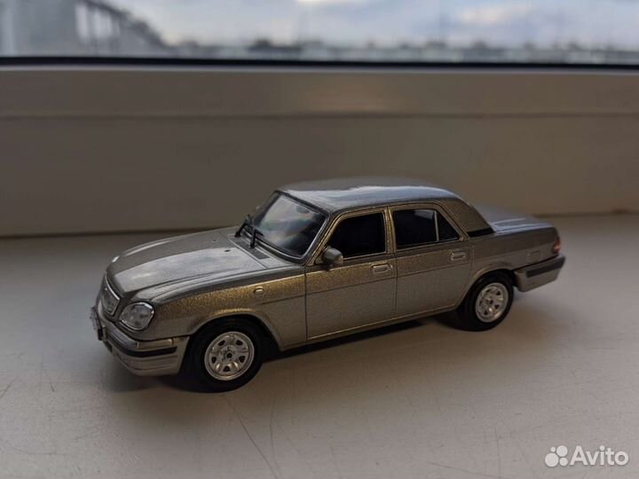 Модель газ 31105 Волга. 1:43 Deagostini доработка