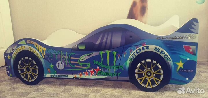 Детская кровать от 3 лет с матрасом бу