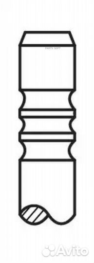 AE V91368 V91368EX клапан выпускной 31.3x7.95x95\