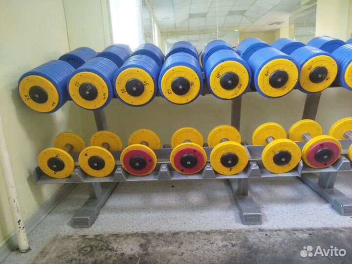 Гантельный ряд, гантели