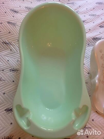 Детская ванночка для купания с горкой и седушкой