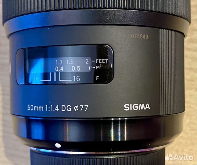 Объектив Sigma для Nikon 50mm f1.4DG HSM Art