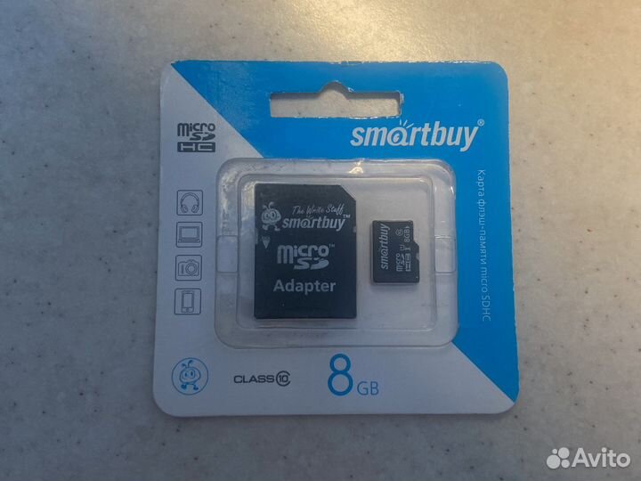 Карта памяти MicroSD 8GB