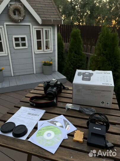 Зеркальный фотоаппарат canon eos 1000d
