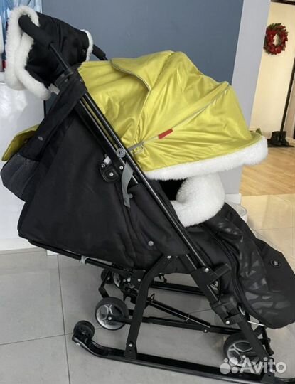 Санки коляска nika 7-5