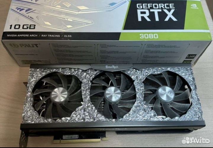 Видеокарта Palit GeForce RTX 3080 GameRock 10 GB