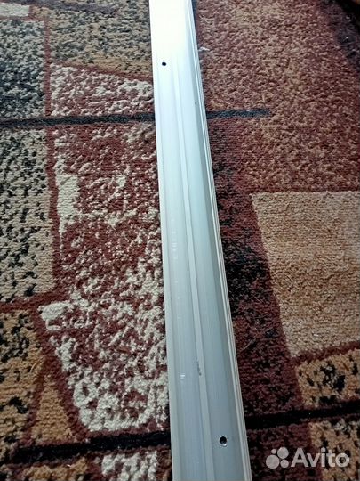 Карниз 3м. Алюминиевый. Двухрядный. Потолочный