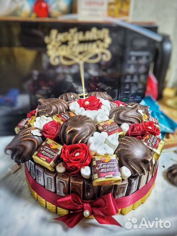 Сладкий съедобный букет