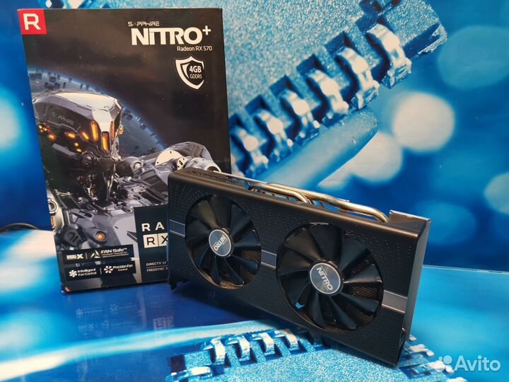 Видеокарта AMD Radeon RX 570 Nitro+ OC 4GB