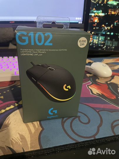 Игровая мышь logitech g102