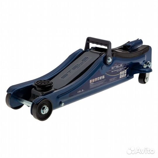 Домкрат Stels подкатной 2 т, 80-380 мм, в кейсе