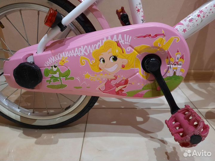 Велосипед для девочки btwin 16