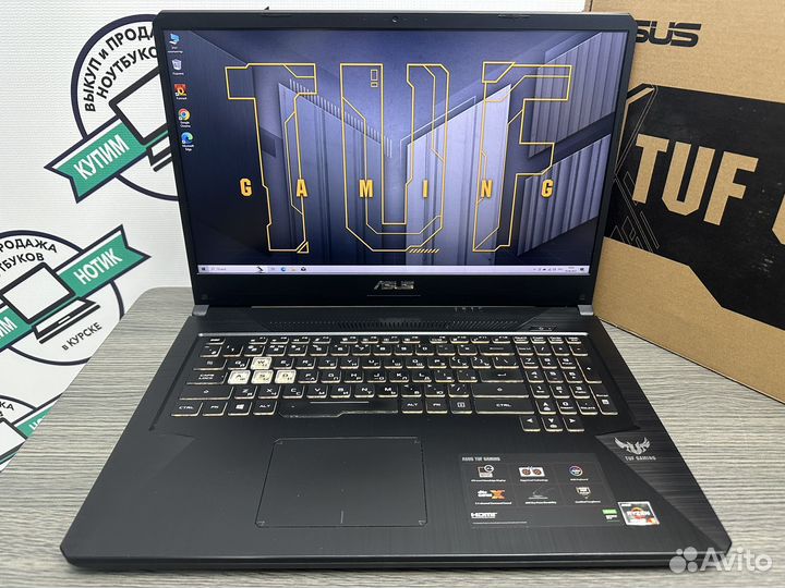 Asus TUF 17 Ryzen 5 16GB DDR4 GTX 1650 SSD 512