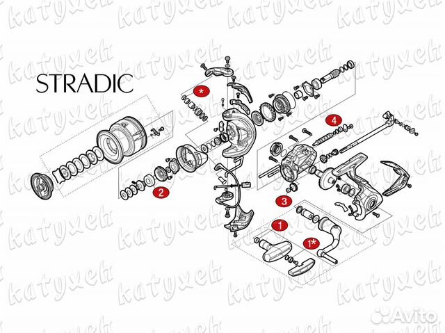 Комплект для тюнинга Shimano 19 / 23 Stradic купить в Москве | Хобби и ...