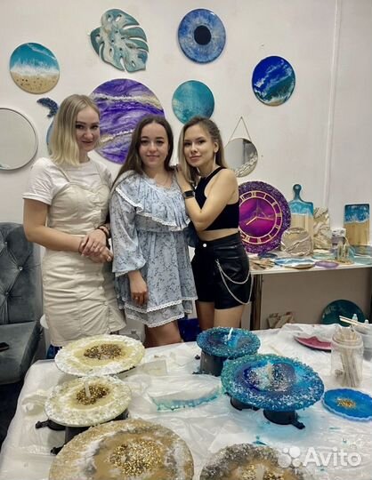 Мастер-классы по эпоксидной смоле