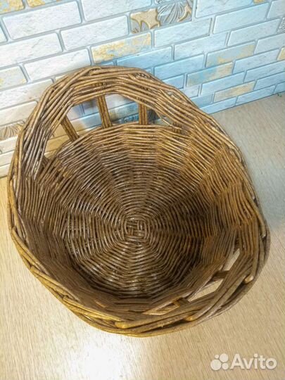 Фруктовница плетёная ручная работа