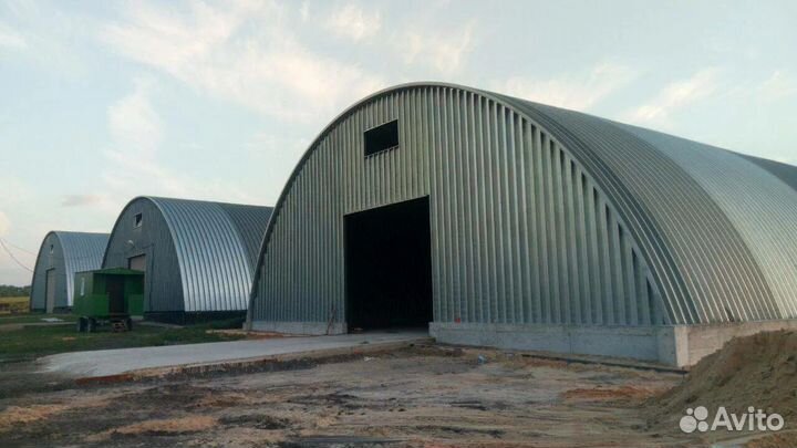 Бескаркасный ангар
