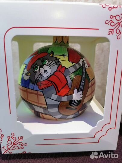 Елочные игрушки. Шар, стекло