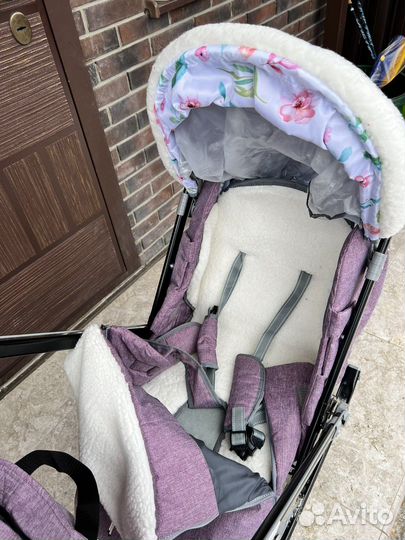 Зимние прогулочные санки Nika InHome с