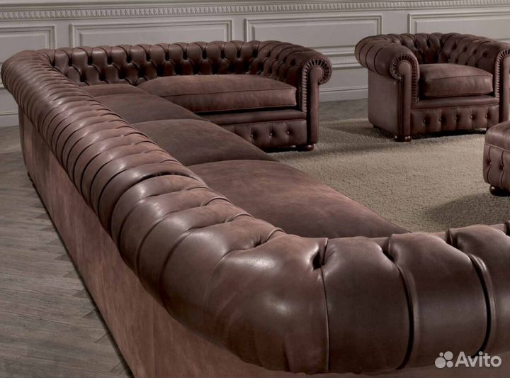 Диван Честер велюр в рассрочку 123M