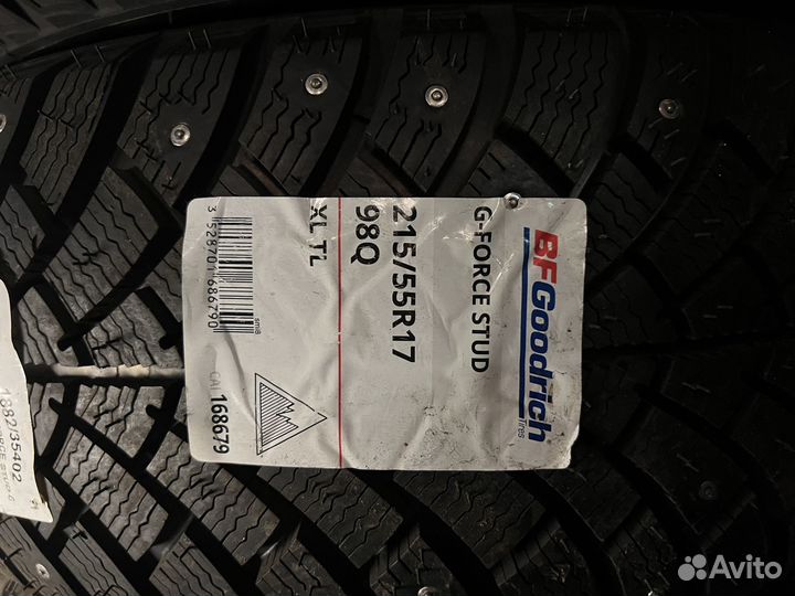 Bfgoodrich G-Force Stud 215/55 R17 98Q