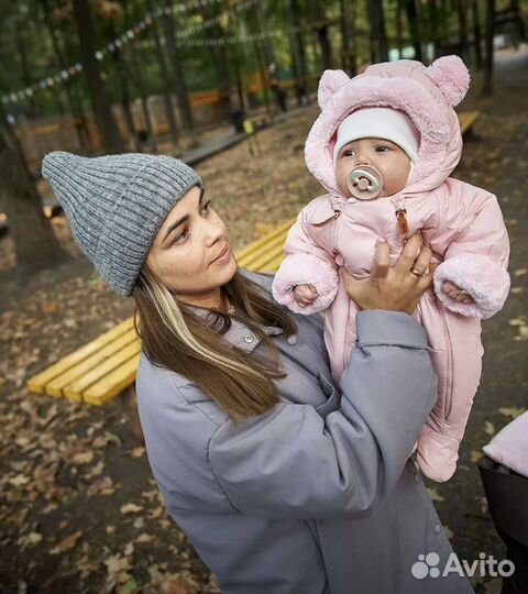 Конверт на выписку для девочки зима