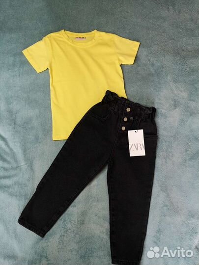 Футболка и шорты для девочки zara и Турция