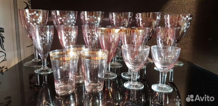 Фужеры бокалы стопки рюмки СССР