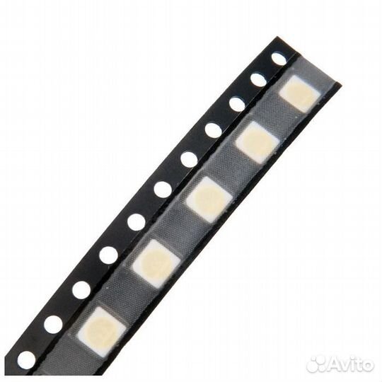 Cветодиод холодный белый SMD 2Вт 6В 3535 (с больши