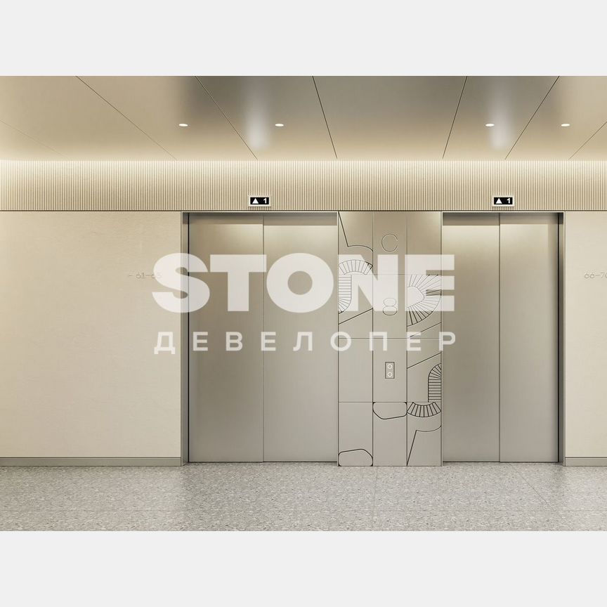 1-к. квартира, 50,1 м², 4/24 эт.