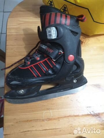 Коньки детские ледовые раздвижные 34 - 37