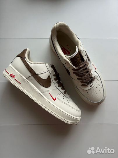 Кроссовки мужские nike air force 1 low beige 41-45