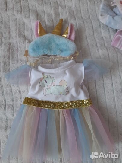 Кукла беби бон 45см с одеждой и кроваткой