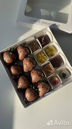 Клубника в шоколаде конфетки