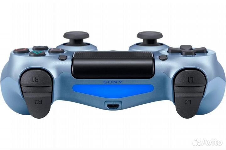 Геймпад (Джойстик) для PS4 V2 Titanium Blue (Repli