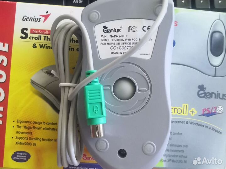 Мышь компьютерная PS/2 Genius новая