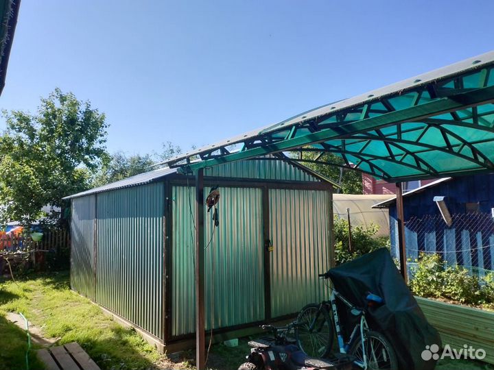 Гараж / ракушка оцинкованный