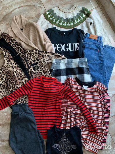 Одежда пакетом вещи женские весна демисезон 14 шт