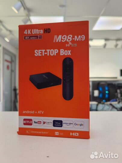 Тв-приставка, Set-Top Box M98-M9 4K android+ ATV