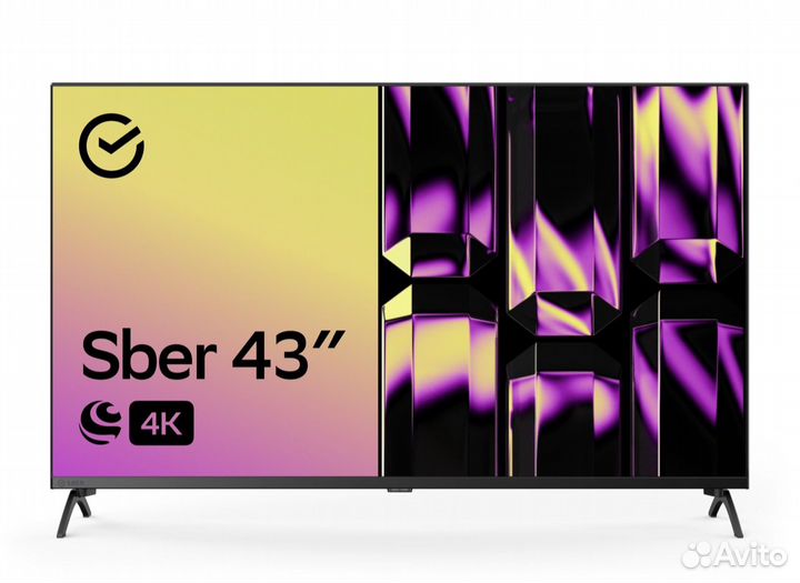 Телевизор Sber SDX-43U4126 43'', UHD 4K