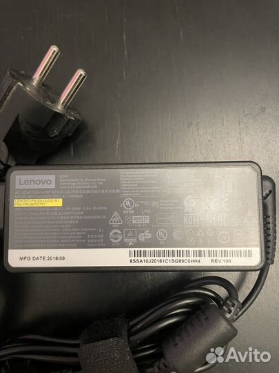 Зарядное устройство Lenovo 65w