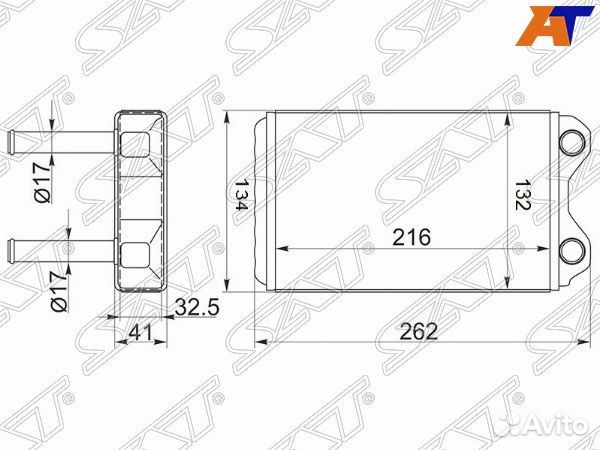 Радиатор отопителя салона toyota sprinter carib