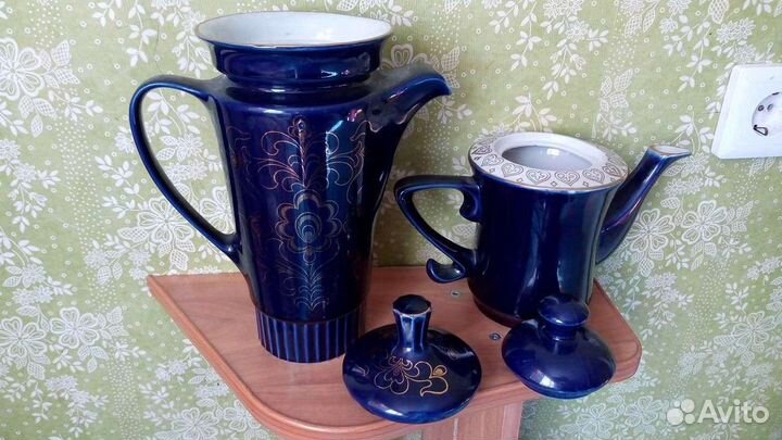 Чайники 1970г. Бронницкий завод фарфор