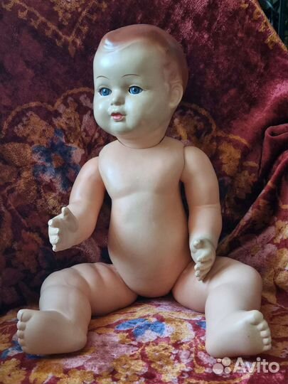 Кукла пупс старинный гдр