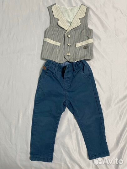 Жилет для малыша и брюки