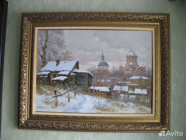 Большая авторская картина маслом на холсте