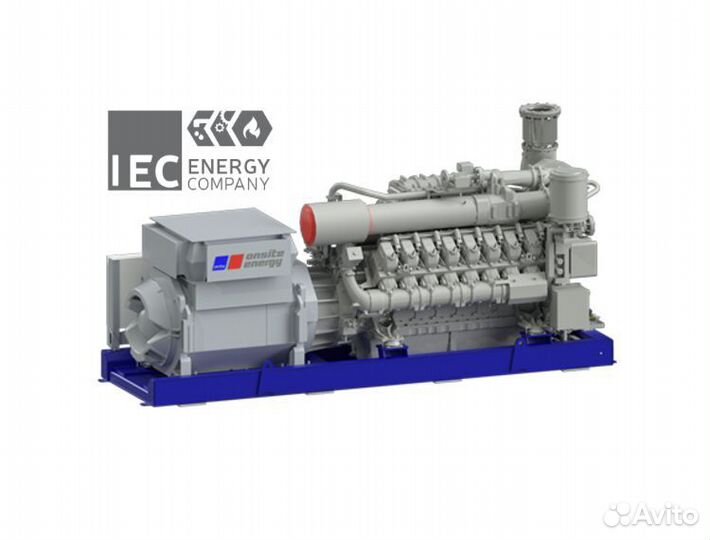 Газопоршневая электростанция 2000 кВт MTU