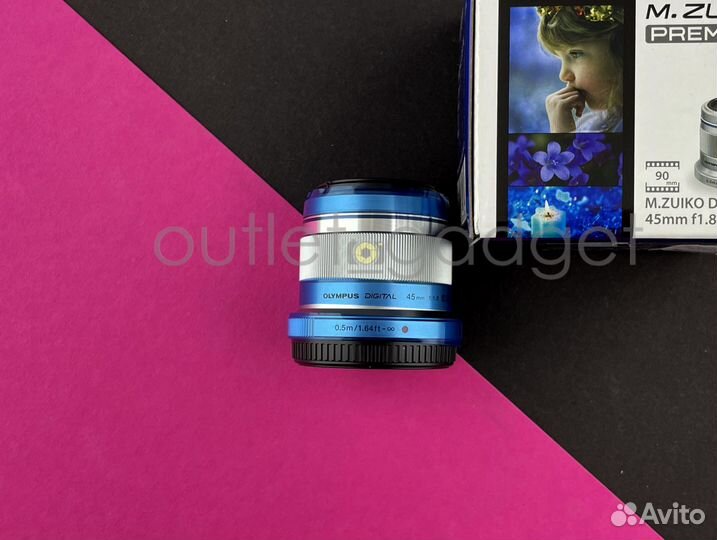 Новый - Olympus 45mm f/1.8 M.zuiko Digital silver
