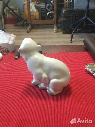 Фарфор СССР. лфз. Белый мишка Умка